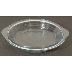 Fire King Glass Sapphire Blue Philbe Pie Plate Dish Casserole 8